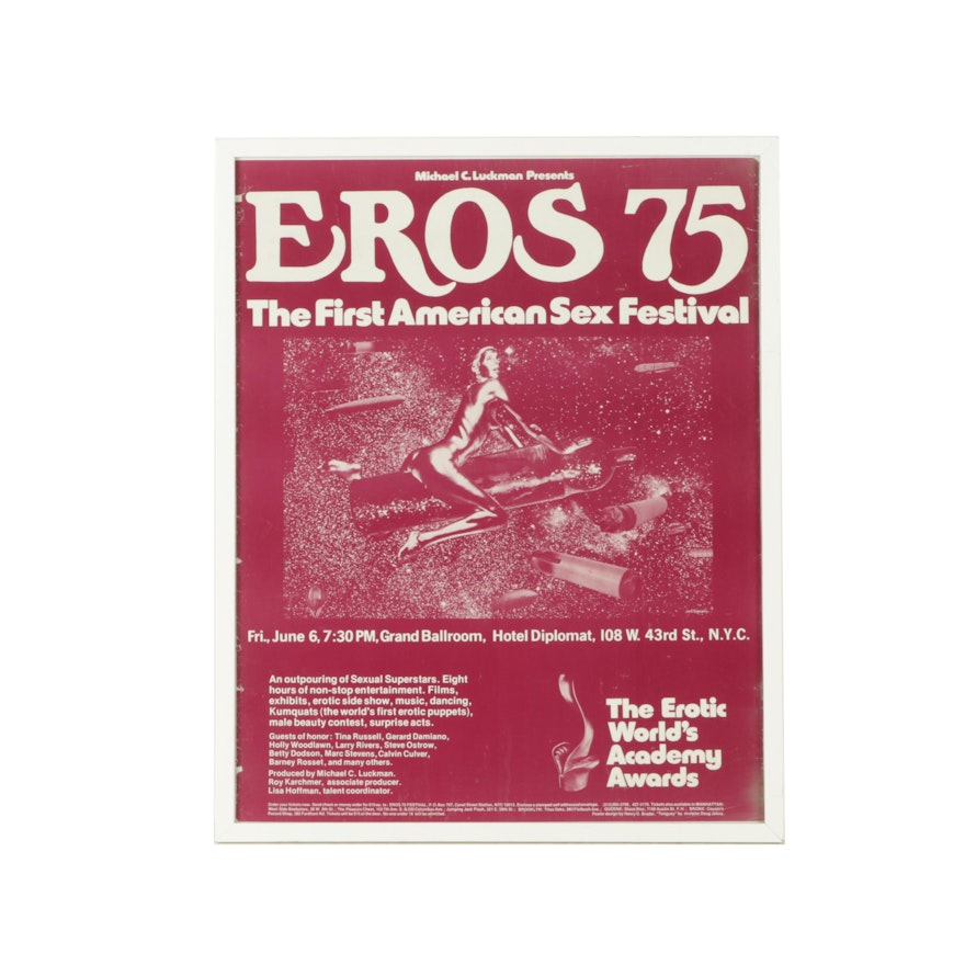 "Eros 75: The First American Sex Festival" Poster