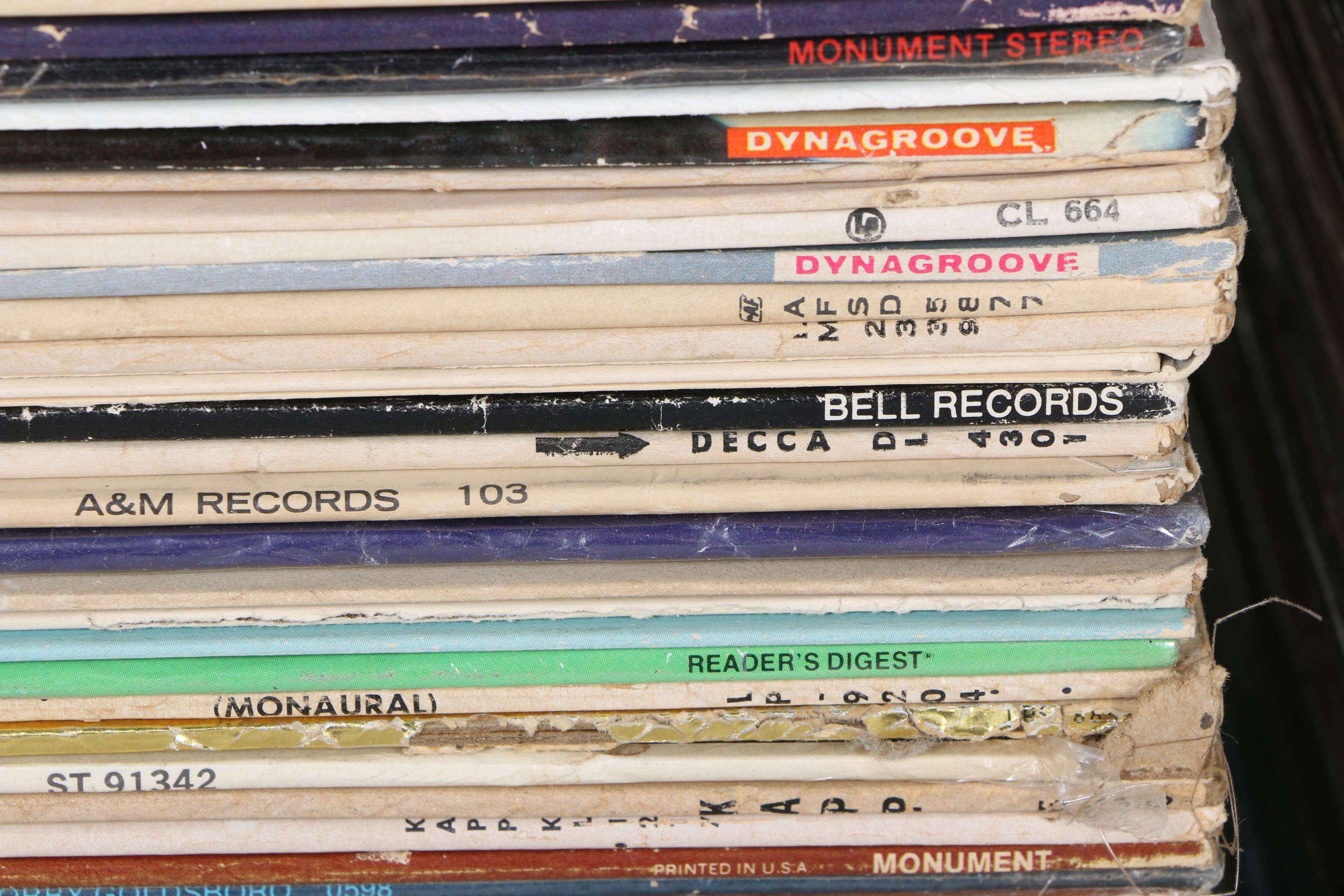 Collection of Vintage LP Records Including Military Marches