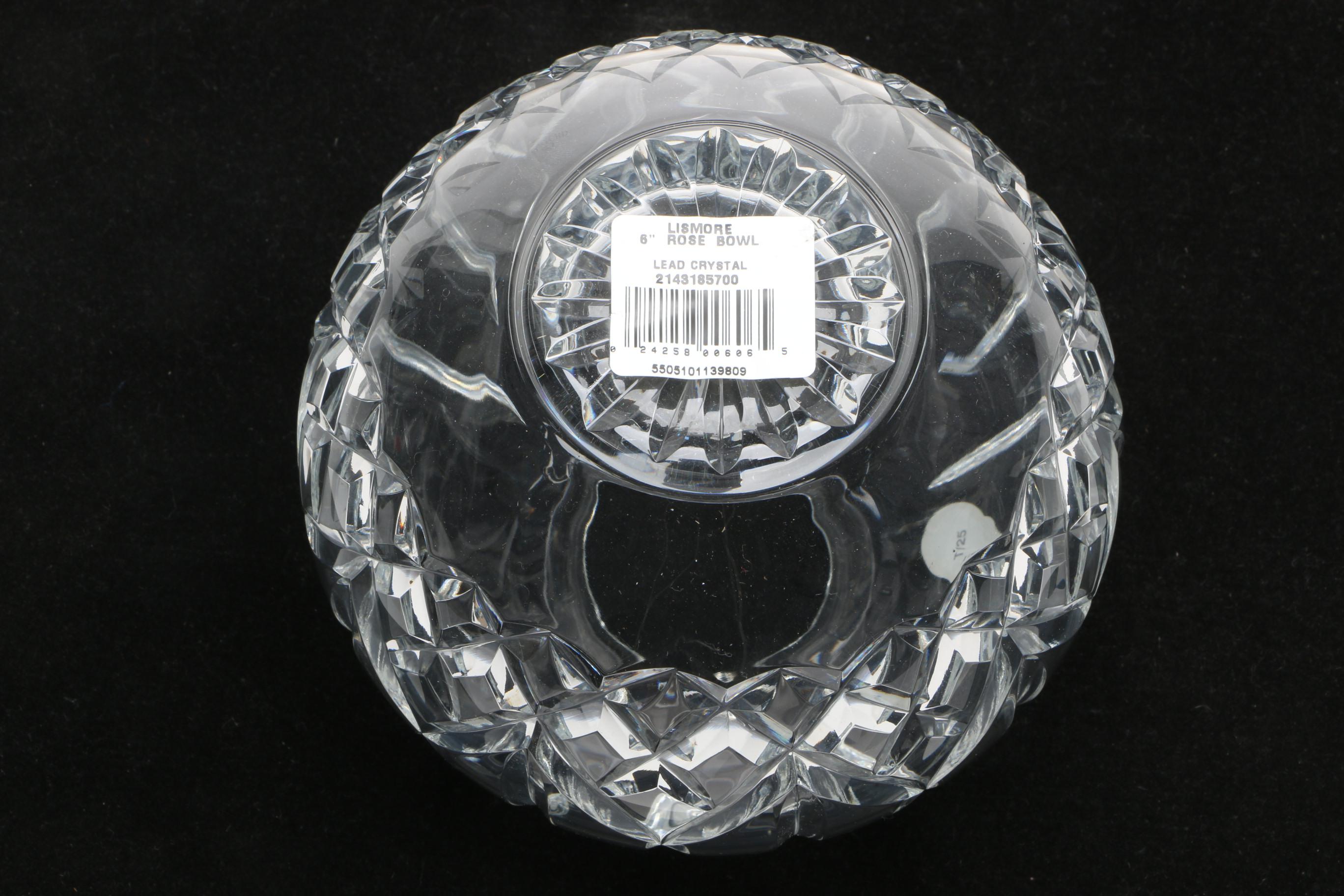 Waterford Crystal "Lismore" Rose Bowl