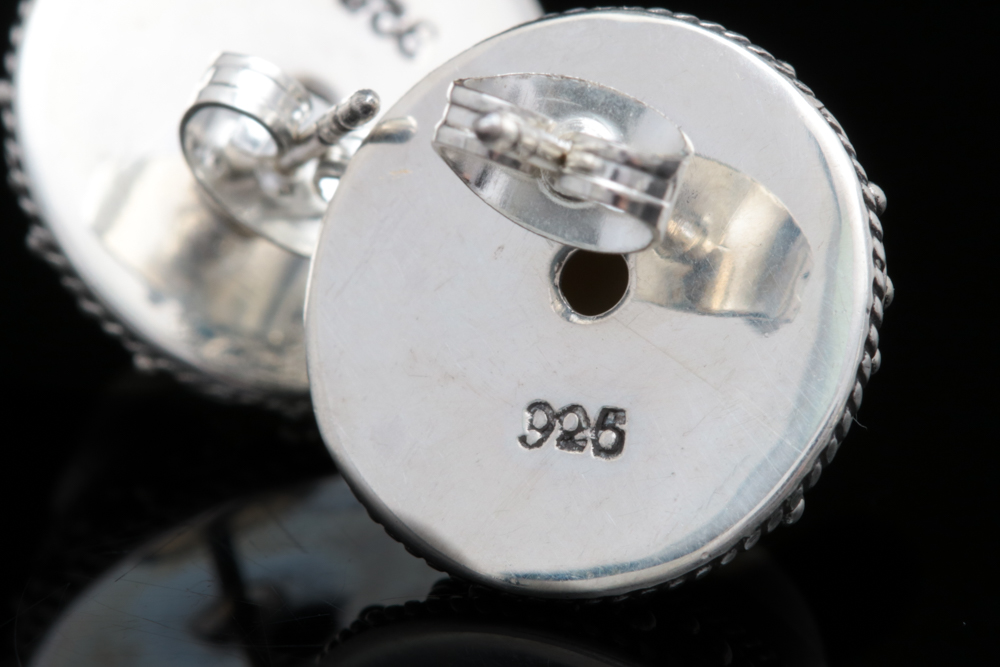 Sterling Silver and Mabé Pearl Earrings