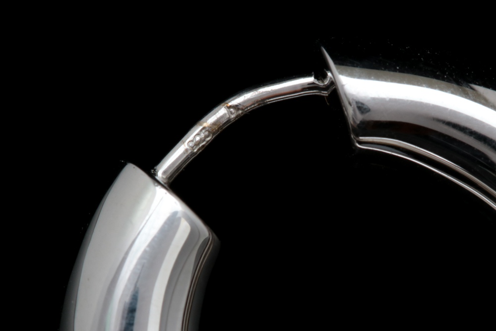 Bastian Sterling Silver Oval Hoop Earrings