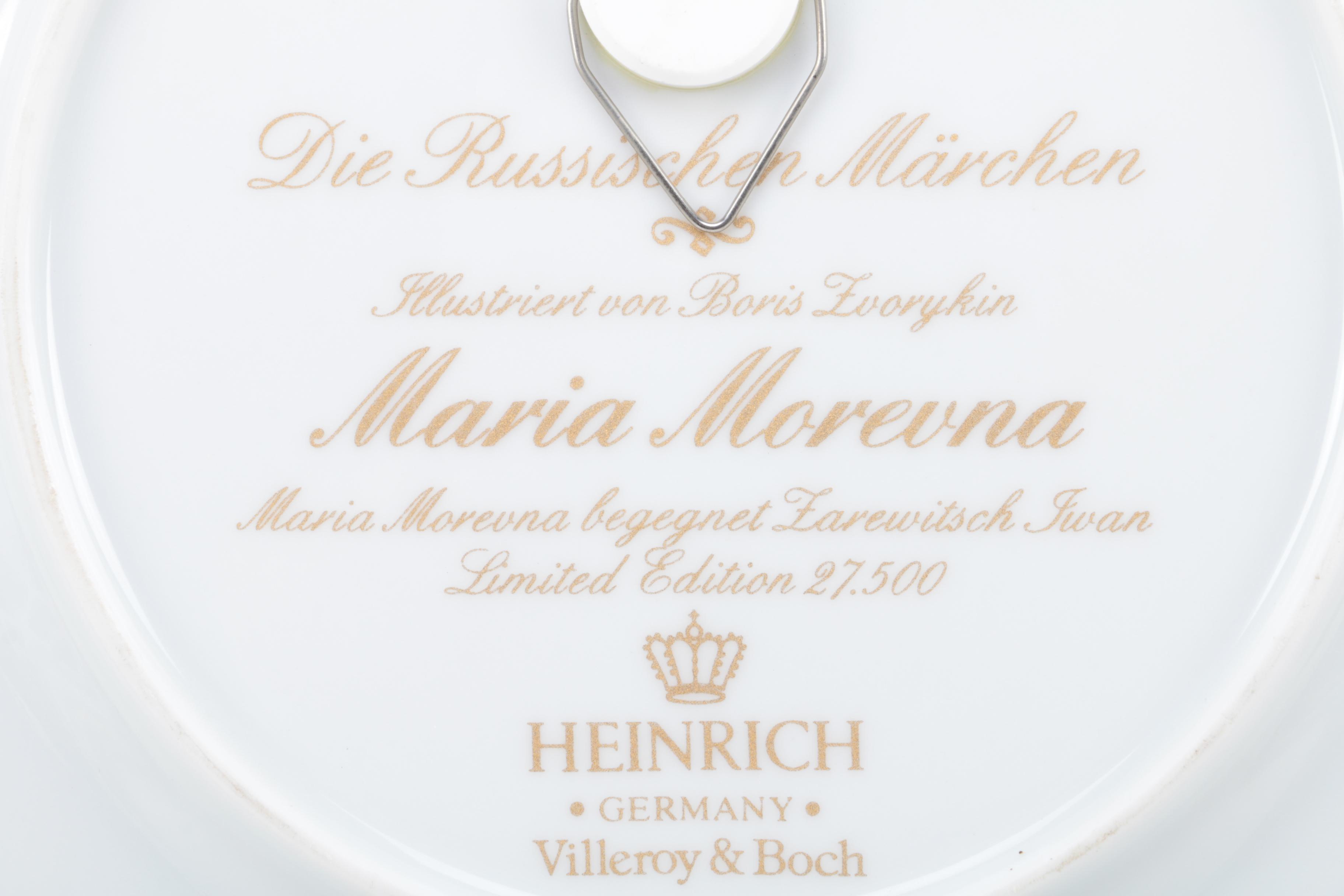 Vintage Villeroy & Boch Heinrich "The Russian Fairy Tales" Collectible Plates