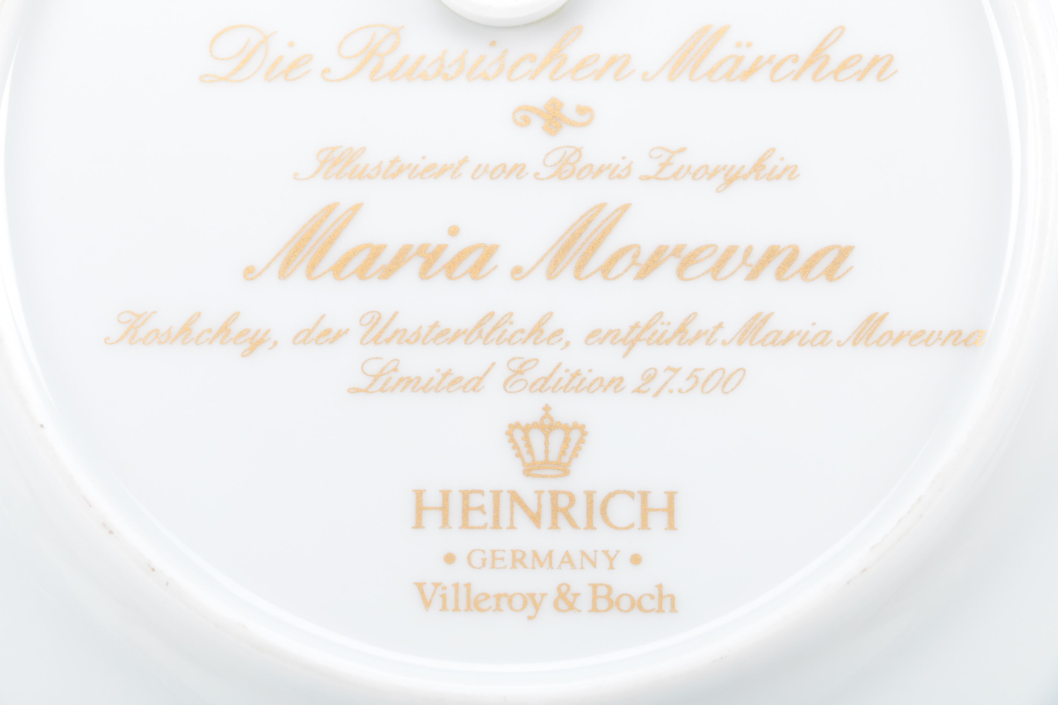 Vintage Villeroy & Boch Heinrich "The Russian Fairy Tales" Collectible Plates