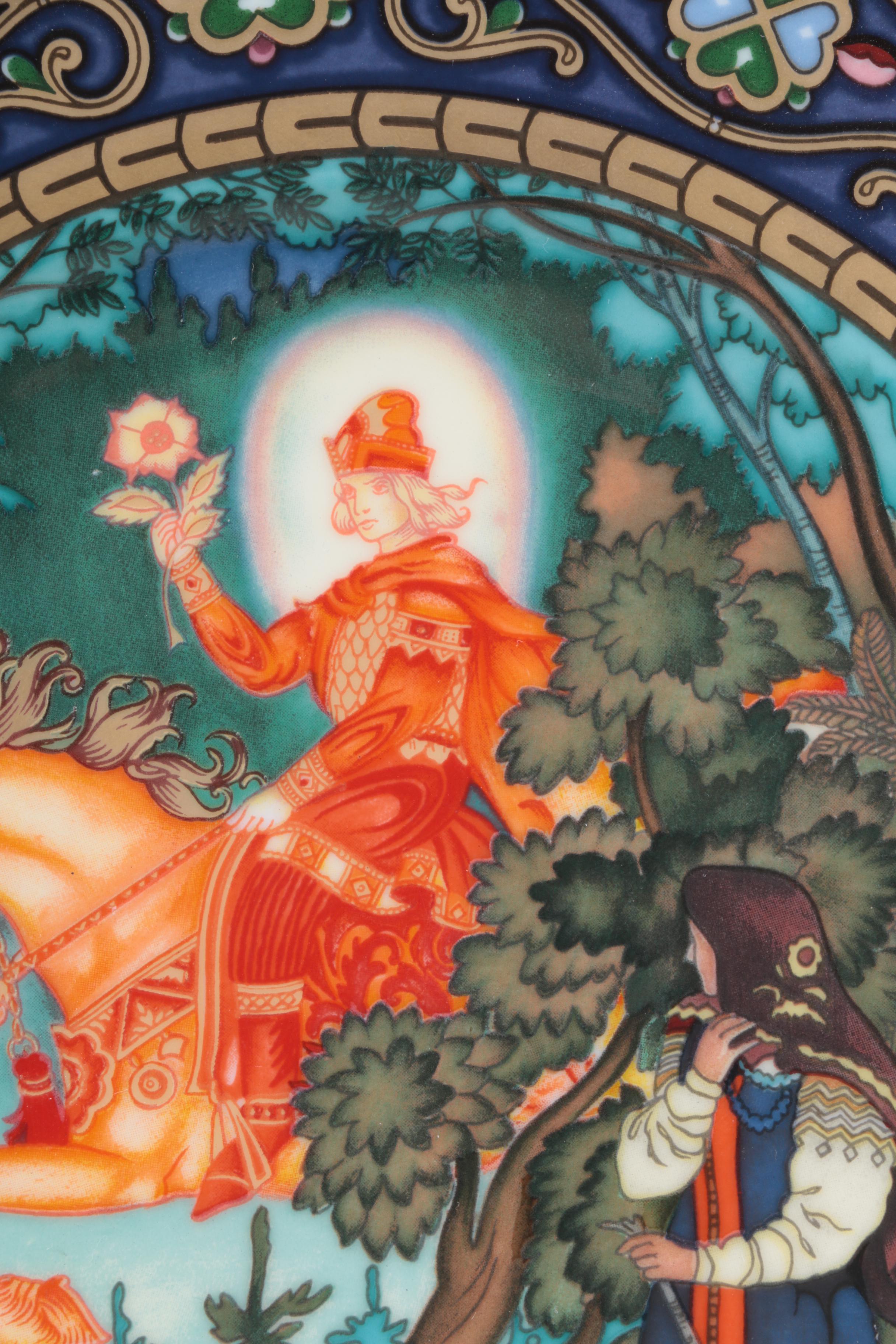 Vintage Villeroy & Boch Heinrich "The Russian Fairy Tales" Collectible Plates