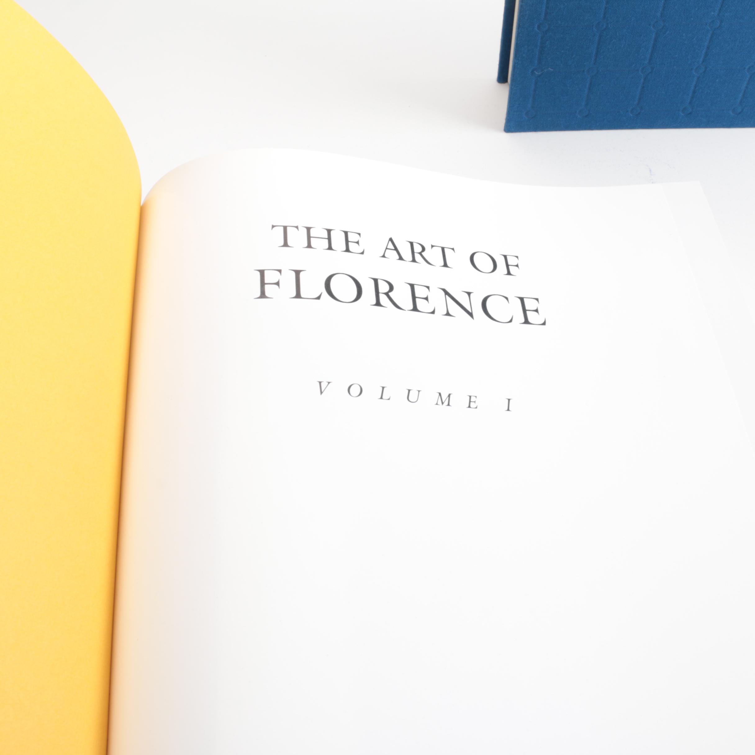 1988 First Edition Two-Volume "The Art of Florence"