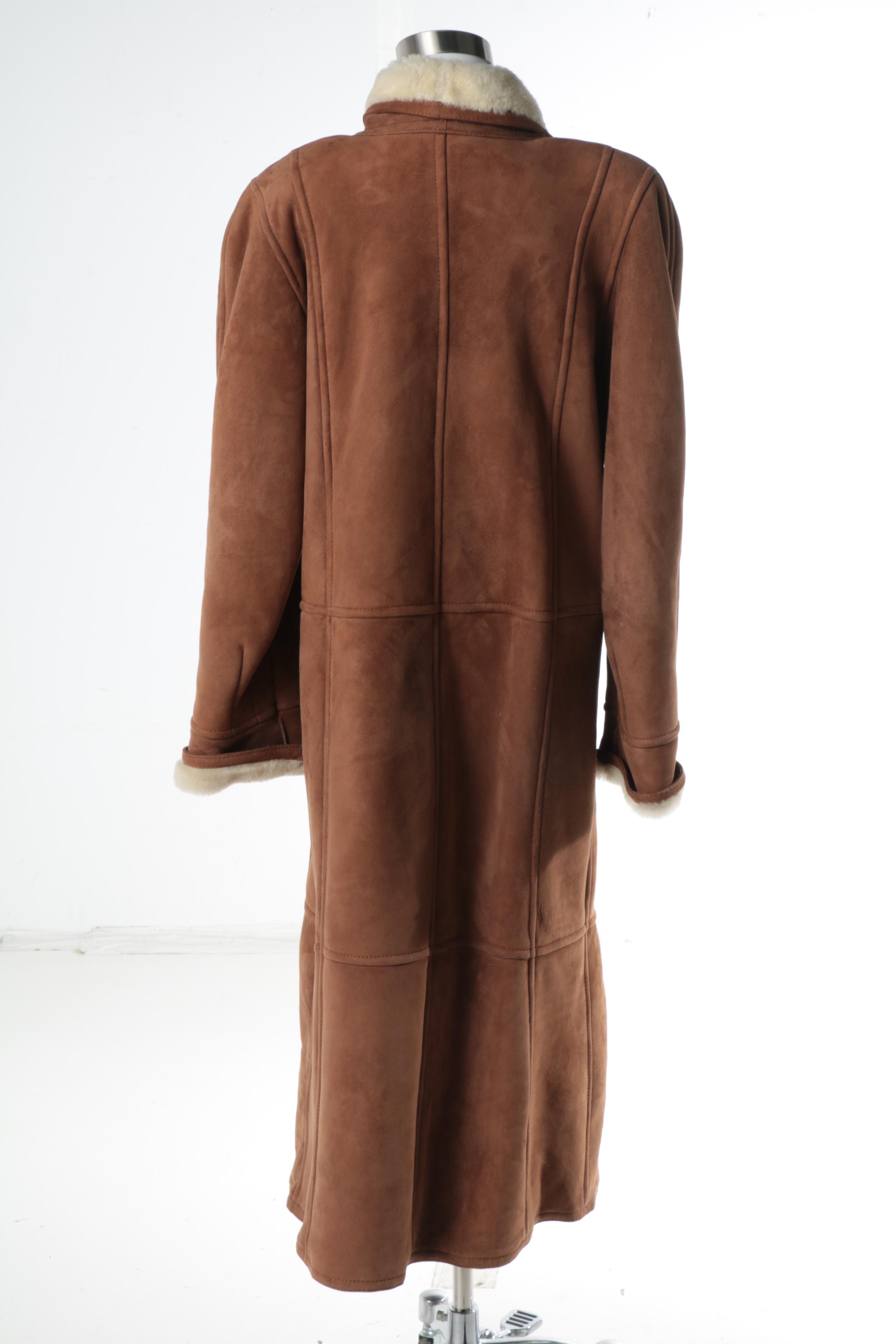 Women's Oscar de la Renta Shearling Coat