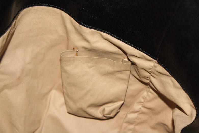 Bottega Venneta Red Canvas Tote with Leather Trim