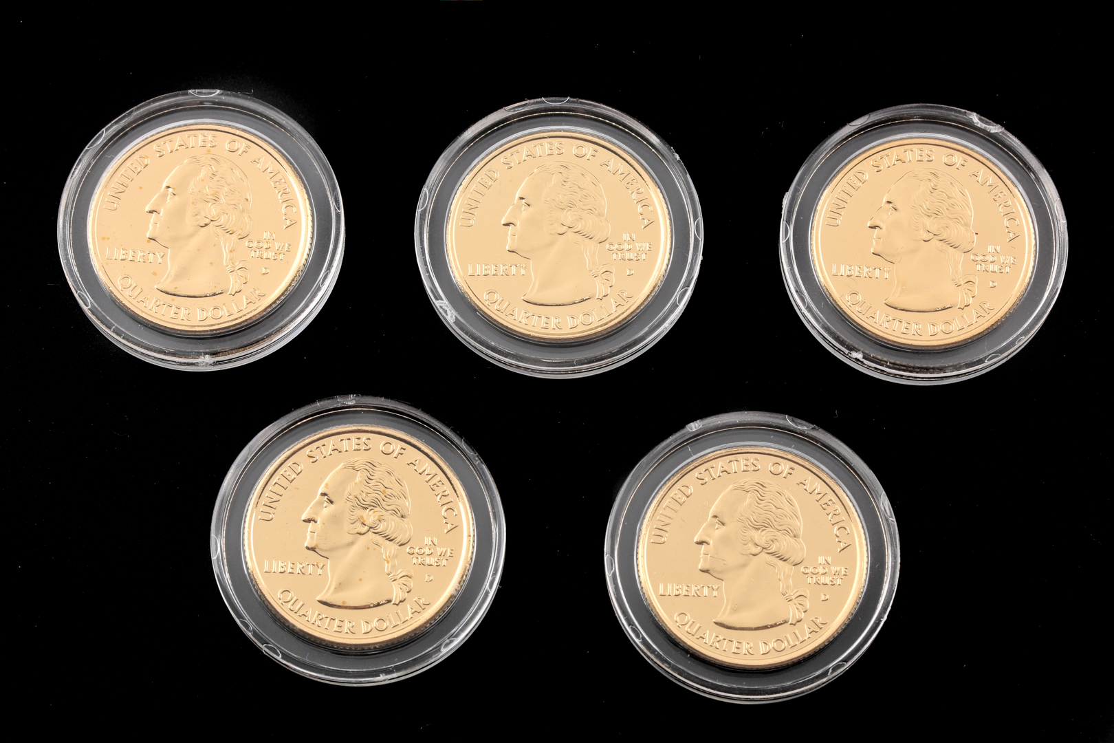 2000 Gold Plated Statehood Quarters