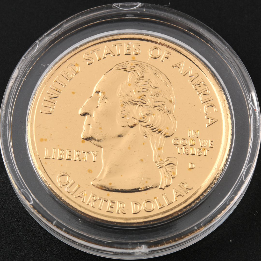 2000 Gold Plated Statehood Quarters