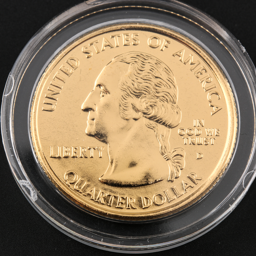 2000 Gold Plated Statehood Quarters