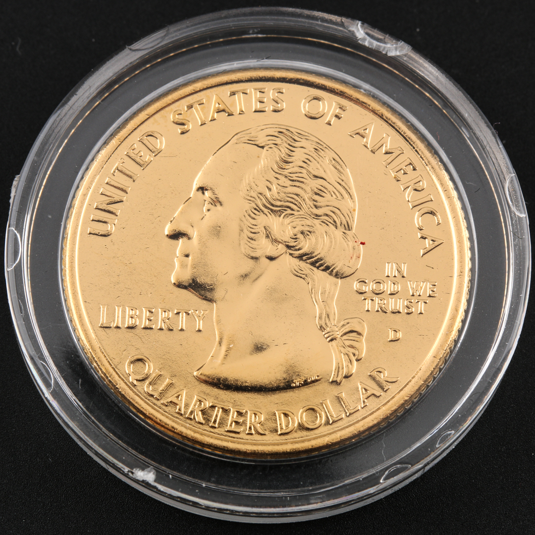 2000 Gold Plated Statehood Quarters