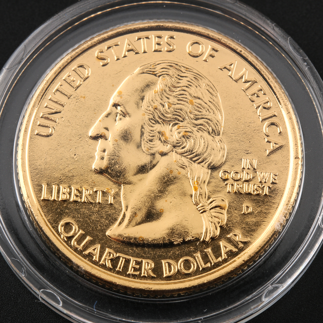 2000 Gold Plated Statehood Quarters