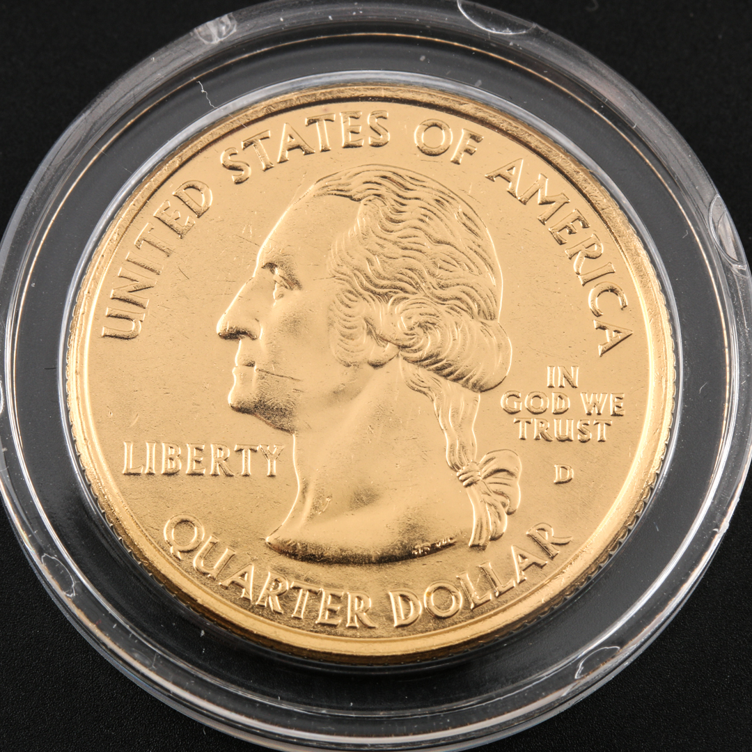 2000 Gold Plated Statehood Quarters