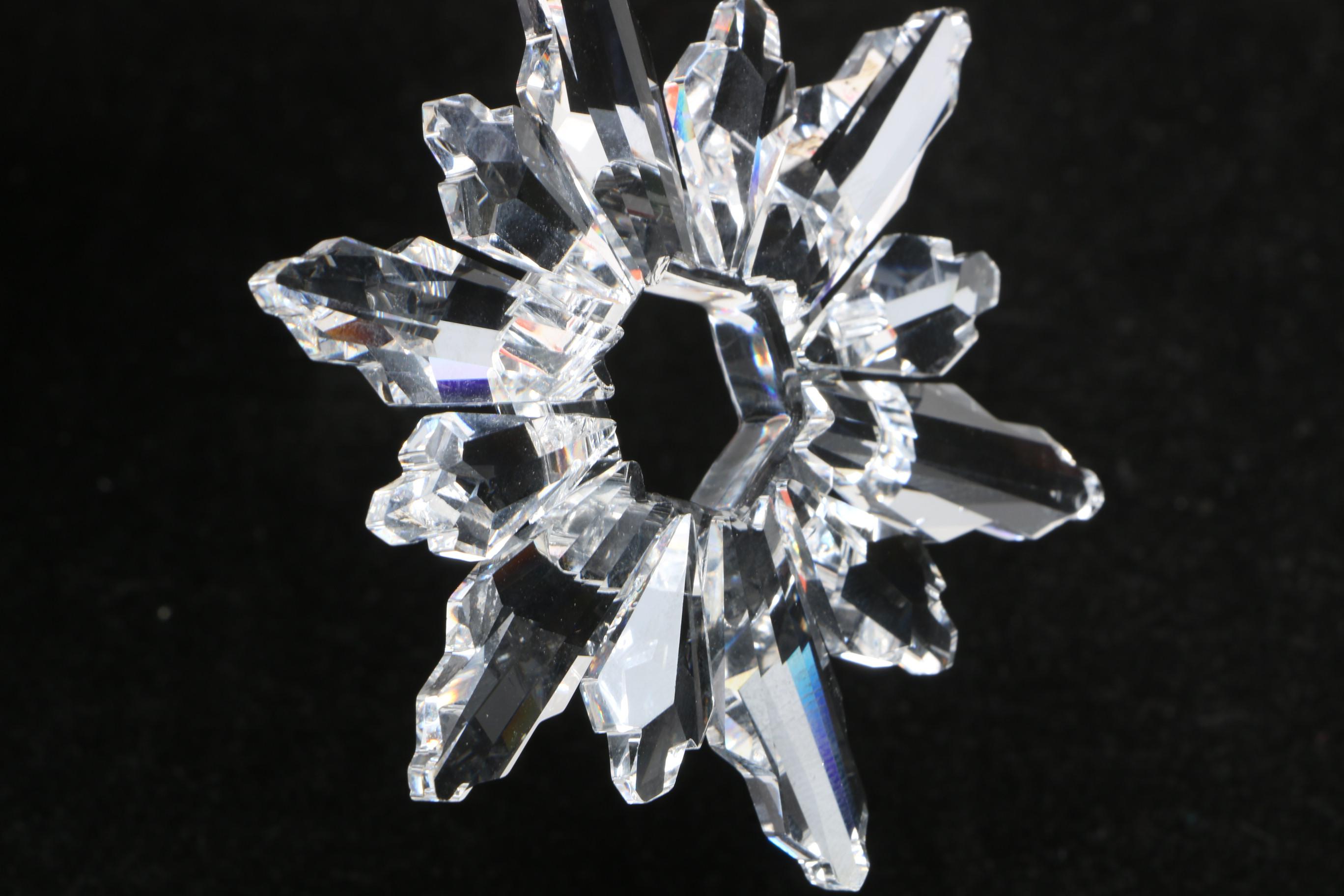 Swarovski 1998 Annual Crystal Snowflake Ornament