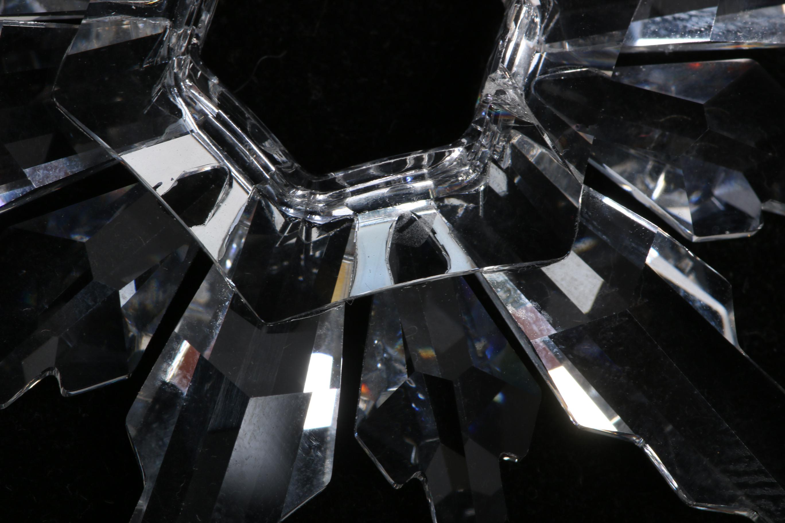 Swarovski 1998 Annual Crystal Snowflake Ornament