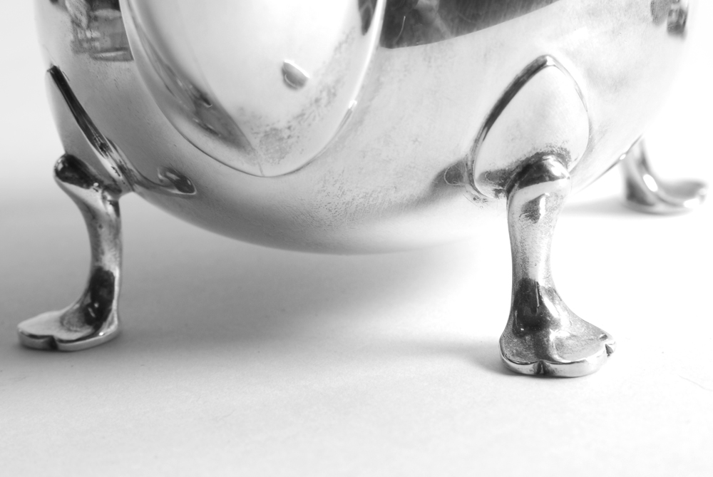 Gorham Sterling Silver Scalloped Rim Coffee Pot