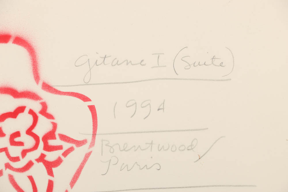 Airbrush Painting on Paper of a Woman