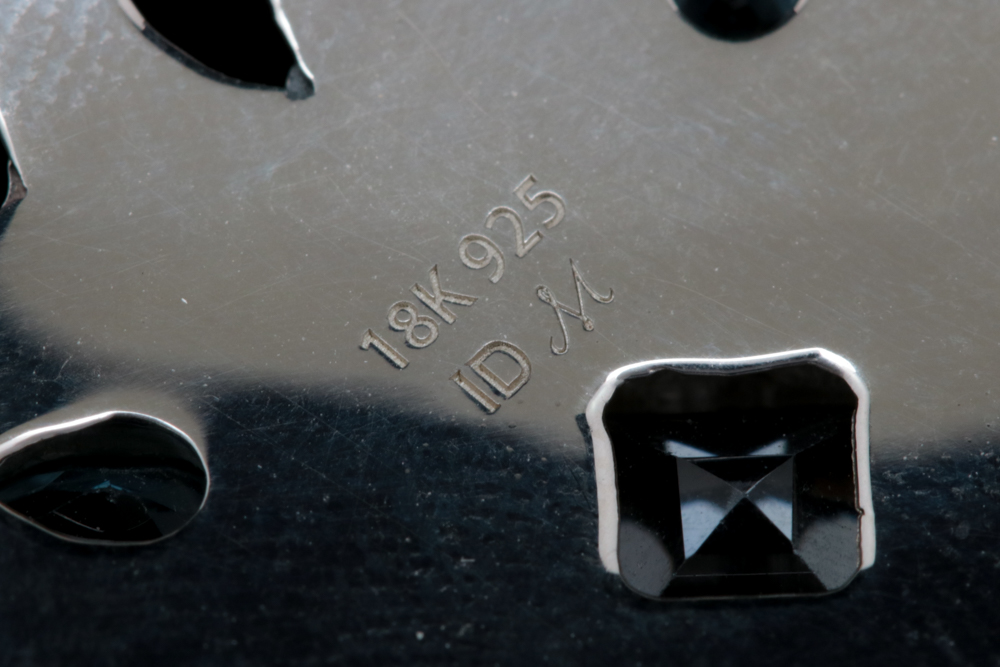 Robert Manse Sterling Silver, 18K Yellow Gold, White and Blue Topaz Pendant