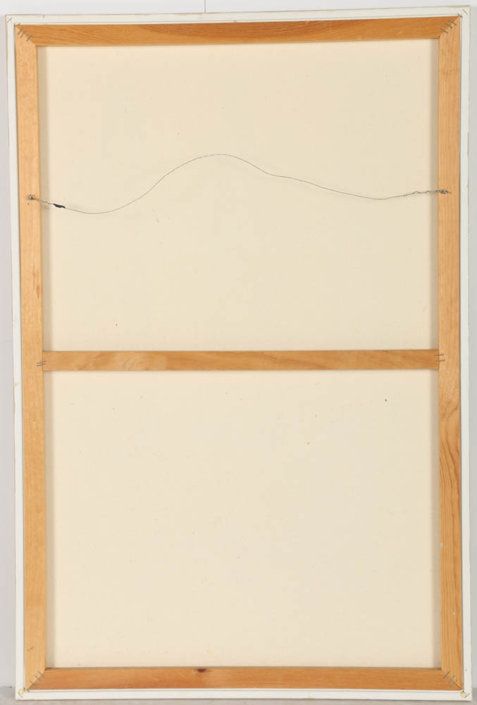 Jacqueline Saporiti Acrylic Painting on Canvas of a Field