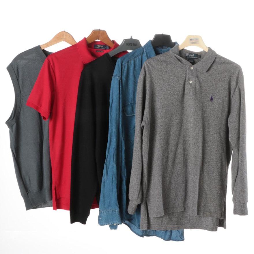 Men's Shirts and Sweaters Including Johnston & Murphy