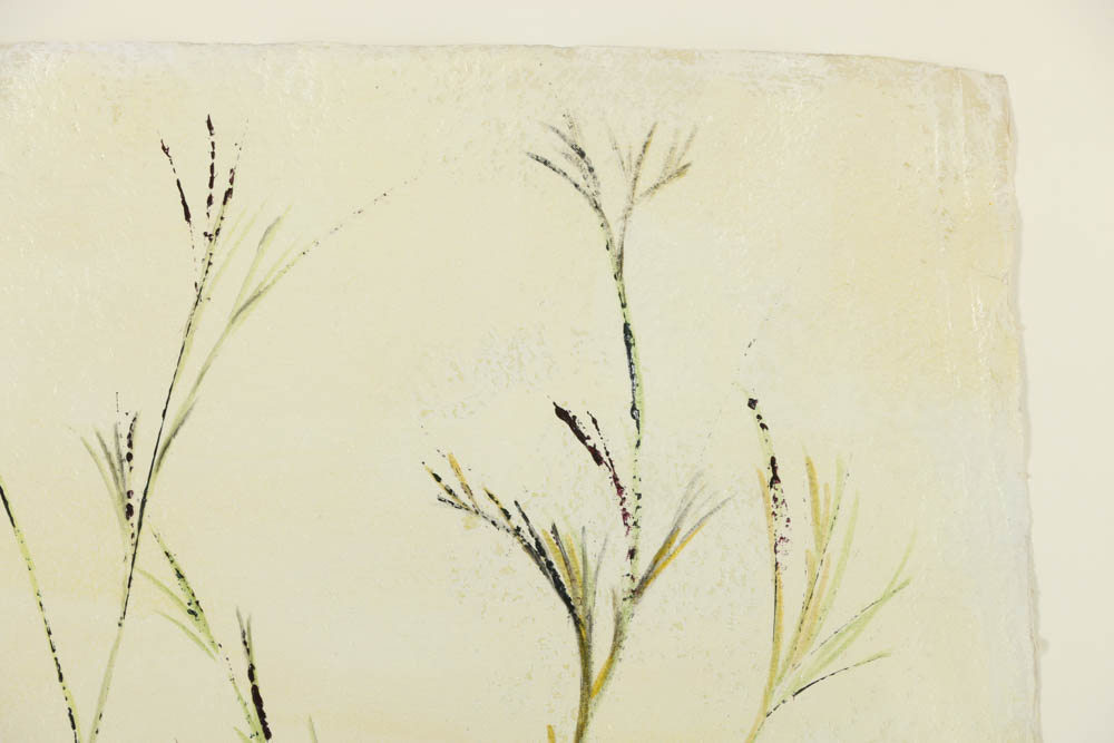 Jacqueline Saporiti Acrylic Painting of Potted Plant