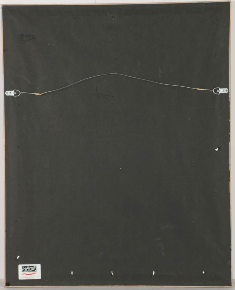 Jacqueline Saporiti Acrylic Painting of Potted Plant