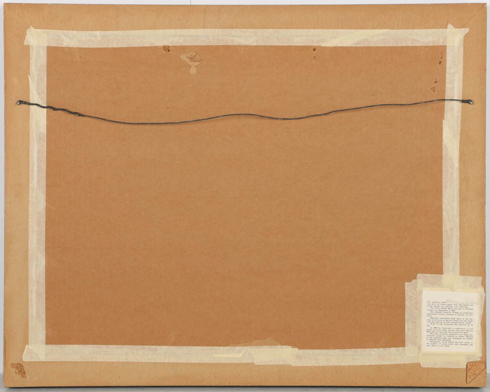 Nelson Sears Pastel Drawing "Brittany Village"