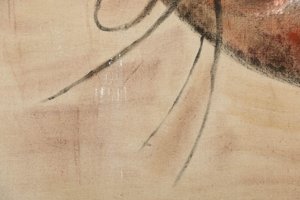 Jacqueline Saporiti Oil Paintings of Figures and a Fish