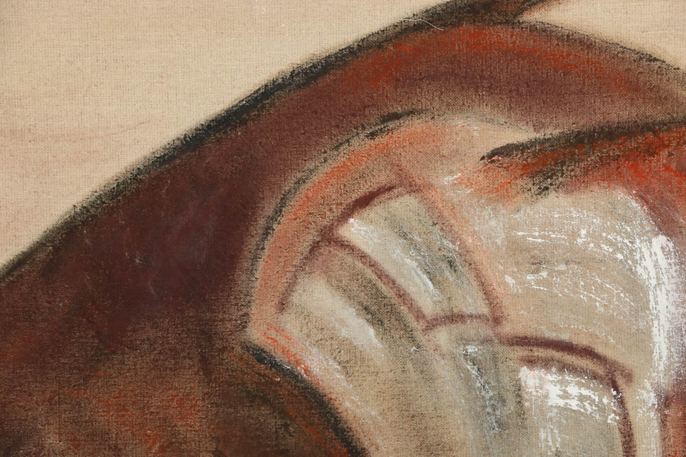 Jacqueline Saporiti Oil Paintings of Figures and a Fish