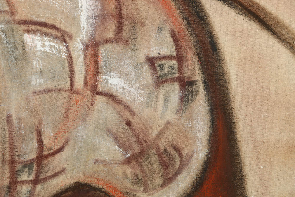 Jacqueline Saporiti Oil Paintings of Figures and a Fish