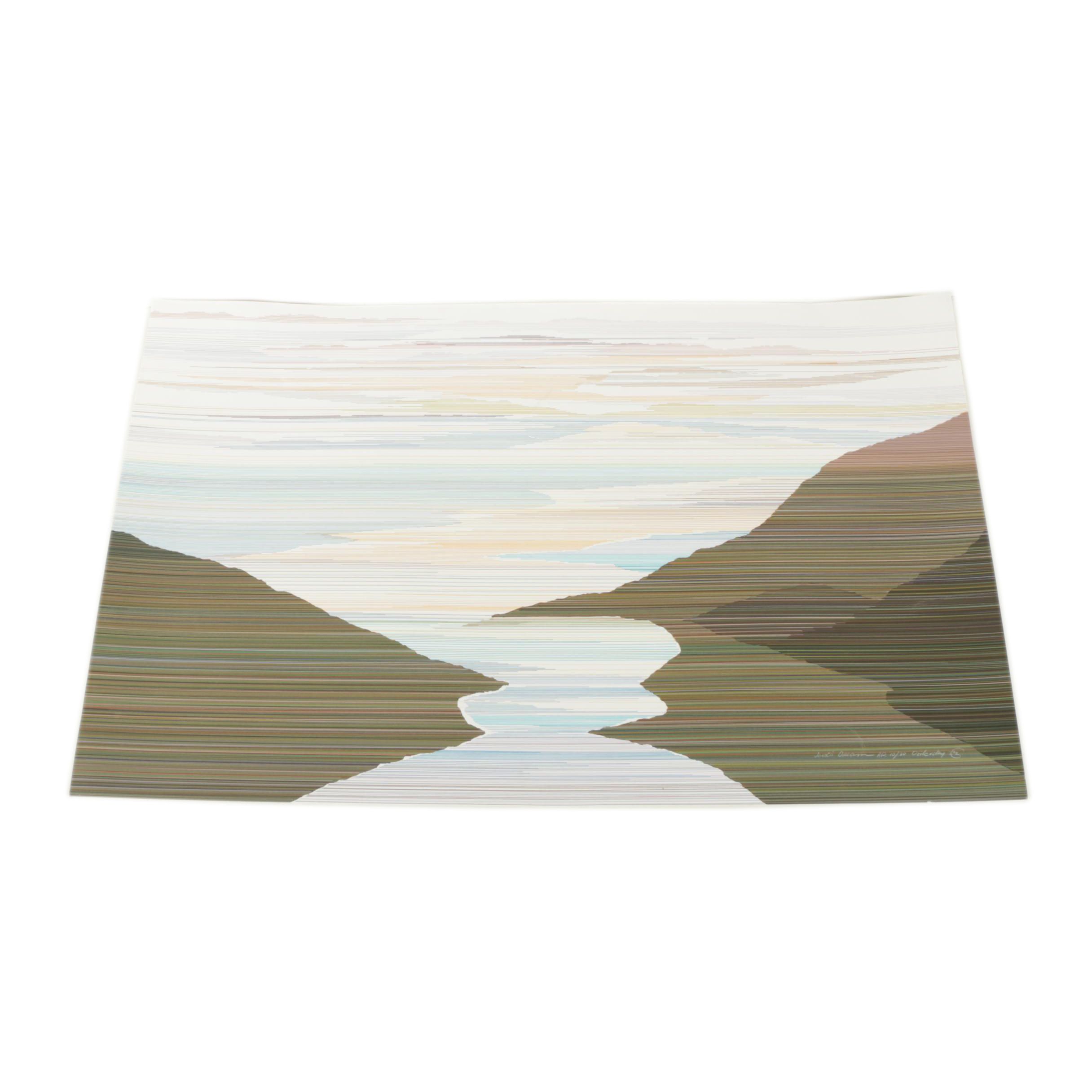 Marcus Uzilevsky Artist's Proof Limited Edition Serigraph "Jacob's Dream"