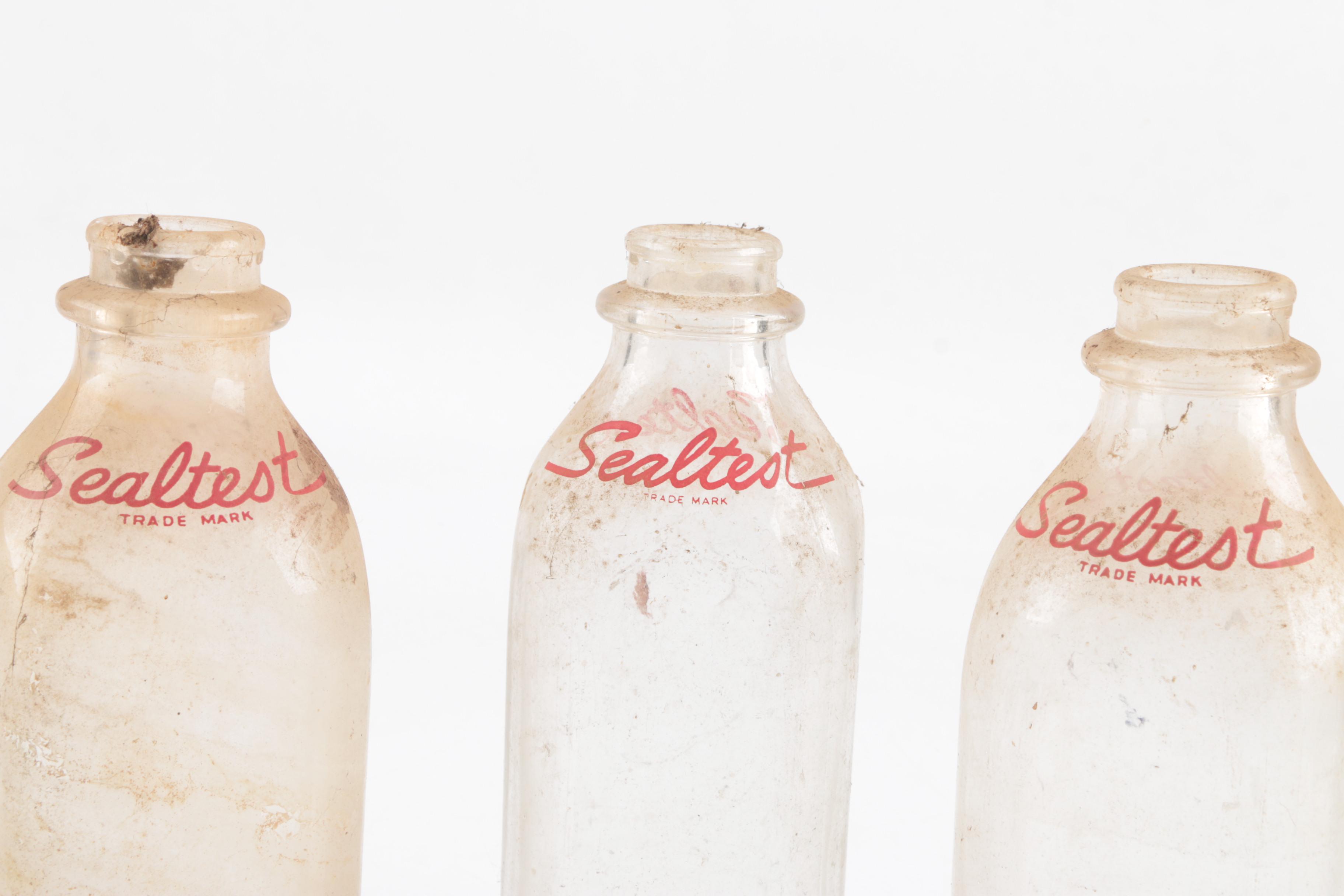 Sealtest Glass Milk Jugs