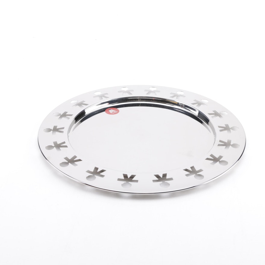 A di Alessi "King-Kong" Stainless Steel Serving Platter