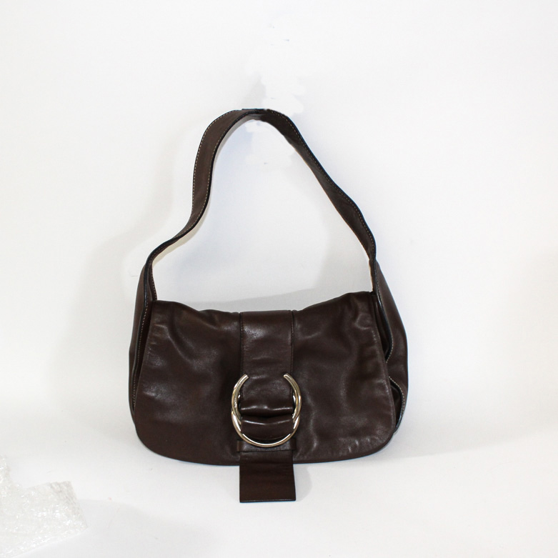 Prada Brown Leather Handbag
