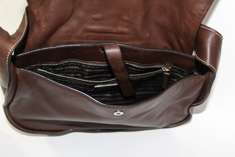 Prada Brown Leather Handbag