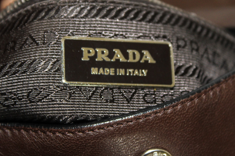Prada Brown Leather Handbag