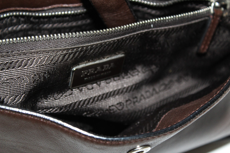 Prada Brown Leather Handbag