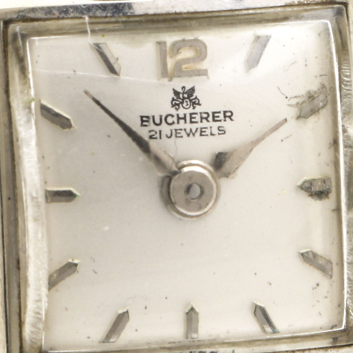 Bucherer Diamond and 18K White Gold Watch