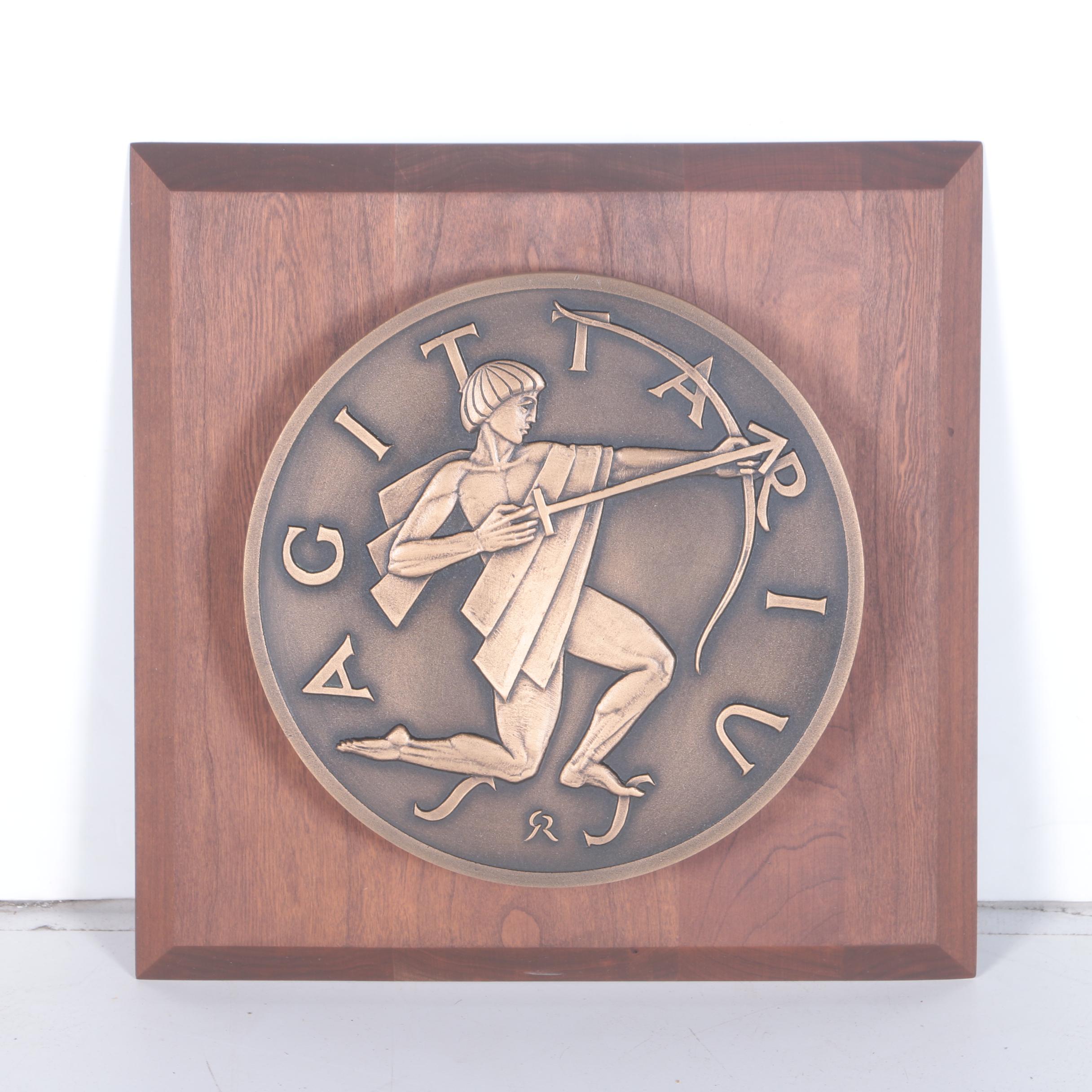 Vintage Gilroy Roberts for Franklin Mint Zodiac Sign Wall Plaques