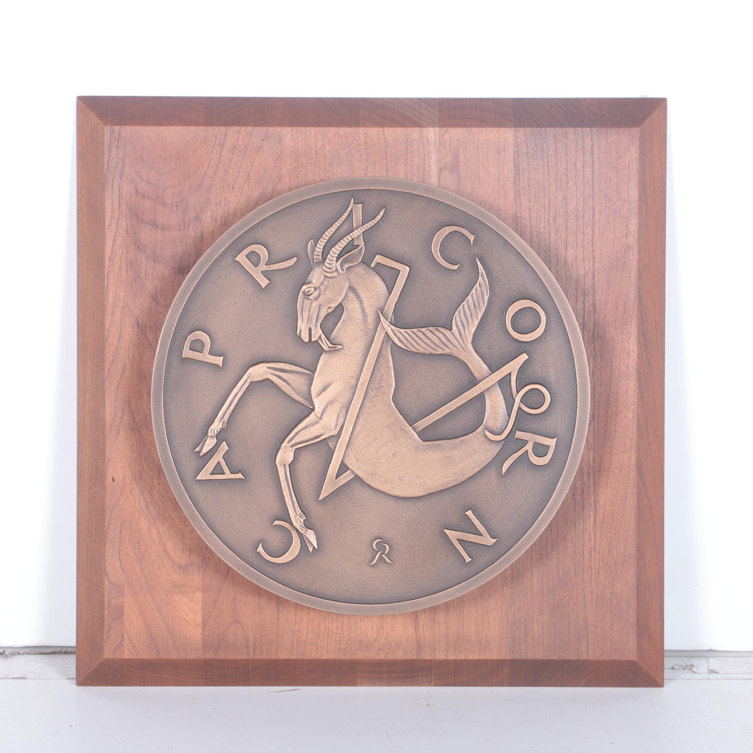 Vintage Gilroy Roberts for Franklin Mint Zodiac Sign Wall Plaques