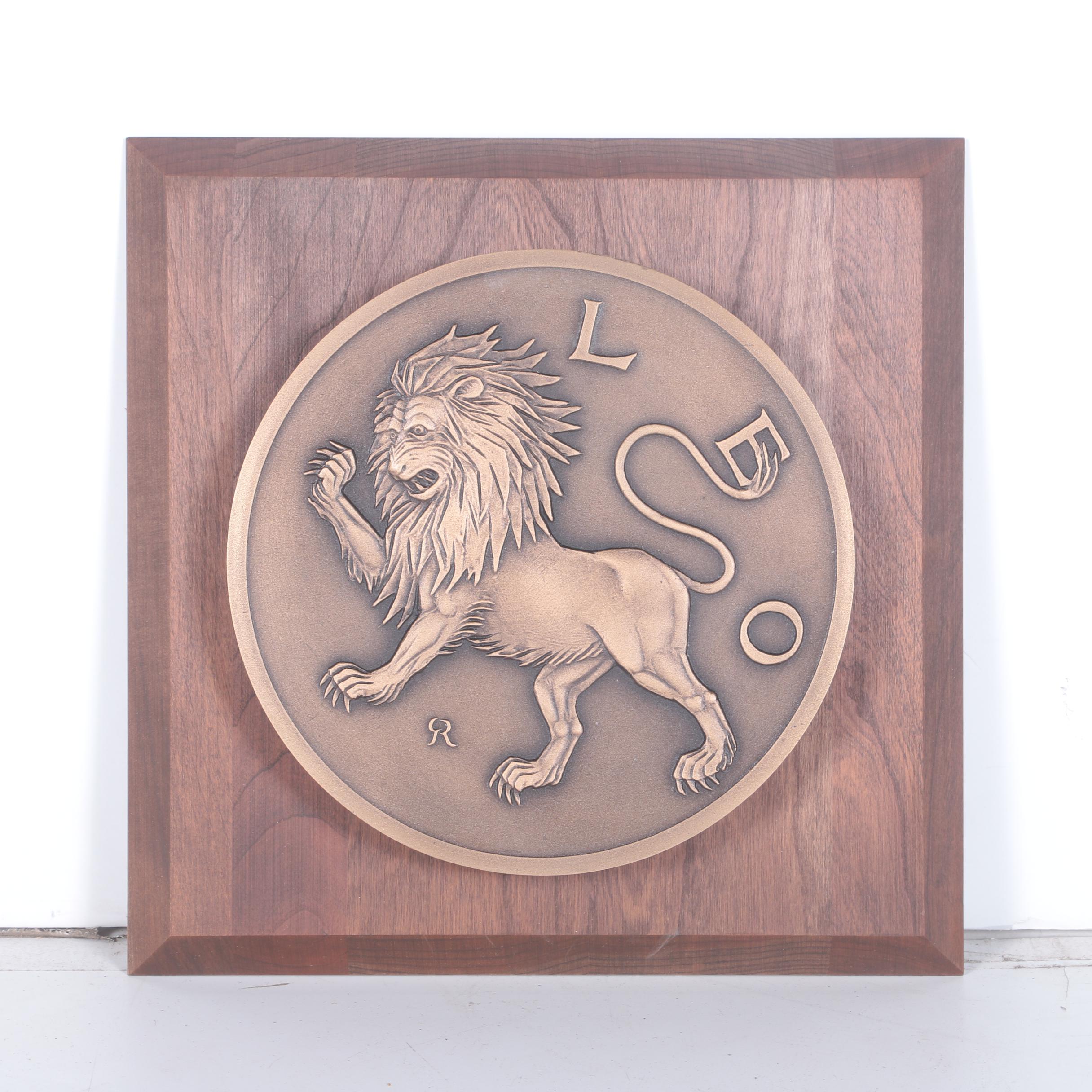 Vintage Gilroy Roberts for Franklin Mint Zodiac Sign Wall Plaques