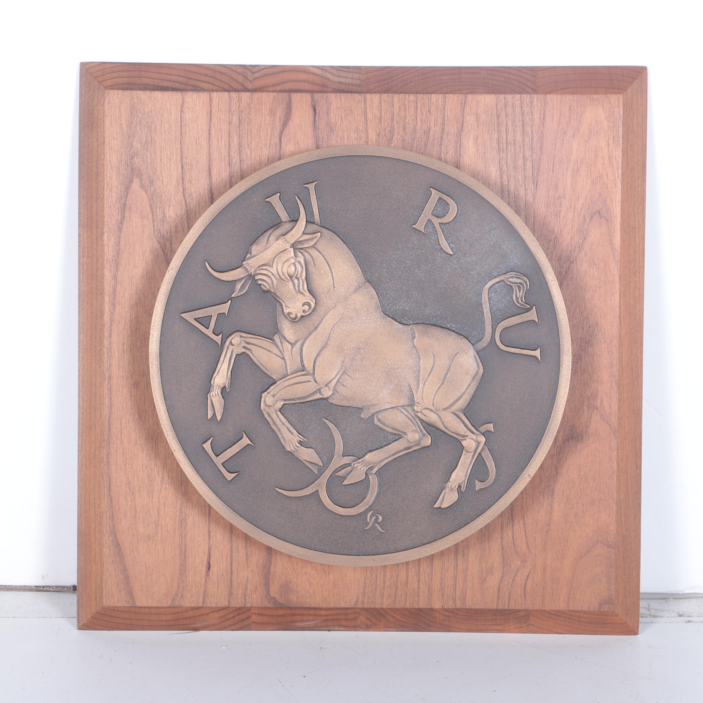 Vintage Gilroy Roberts for Franklin Mint Zodiac Sign Wall Plaques