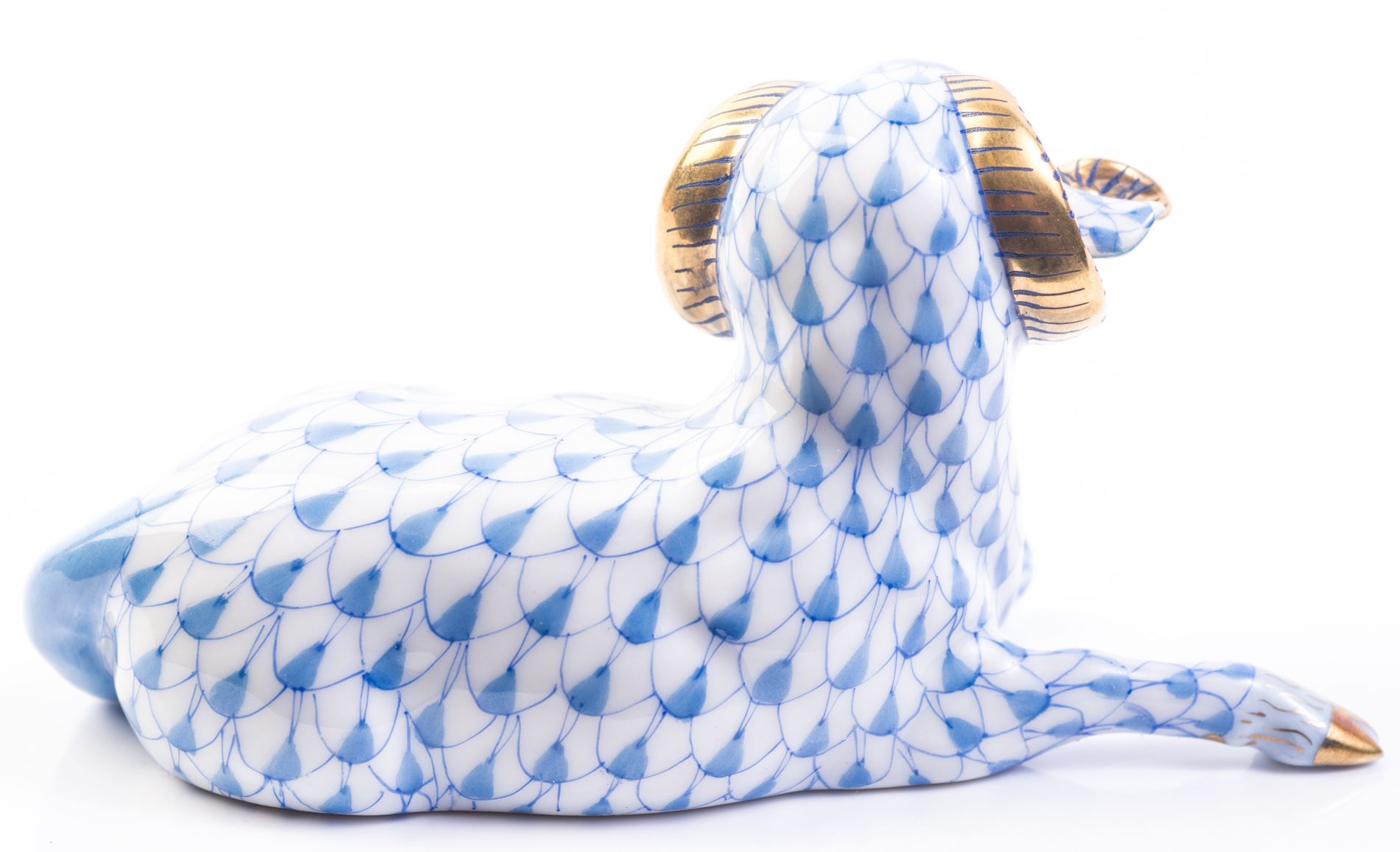 Herend Porcelain Ram Figurine