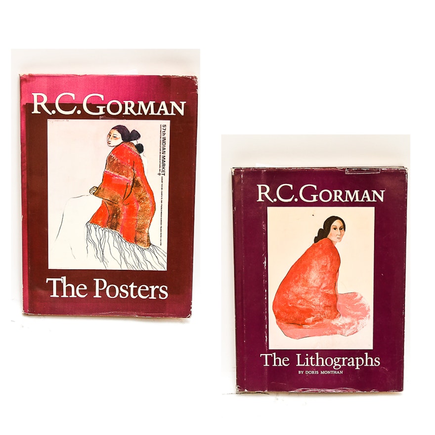 R. C. Gorman Books Including Signed Copy and a Letter From Jeanne Cooper