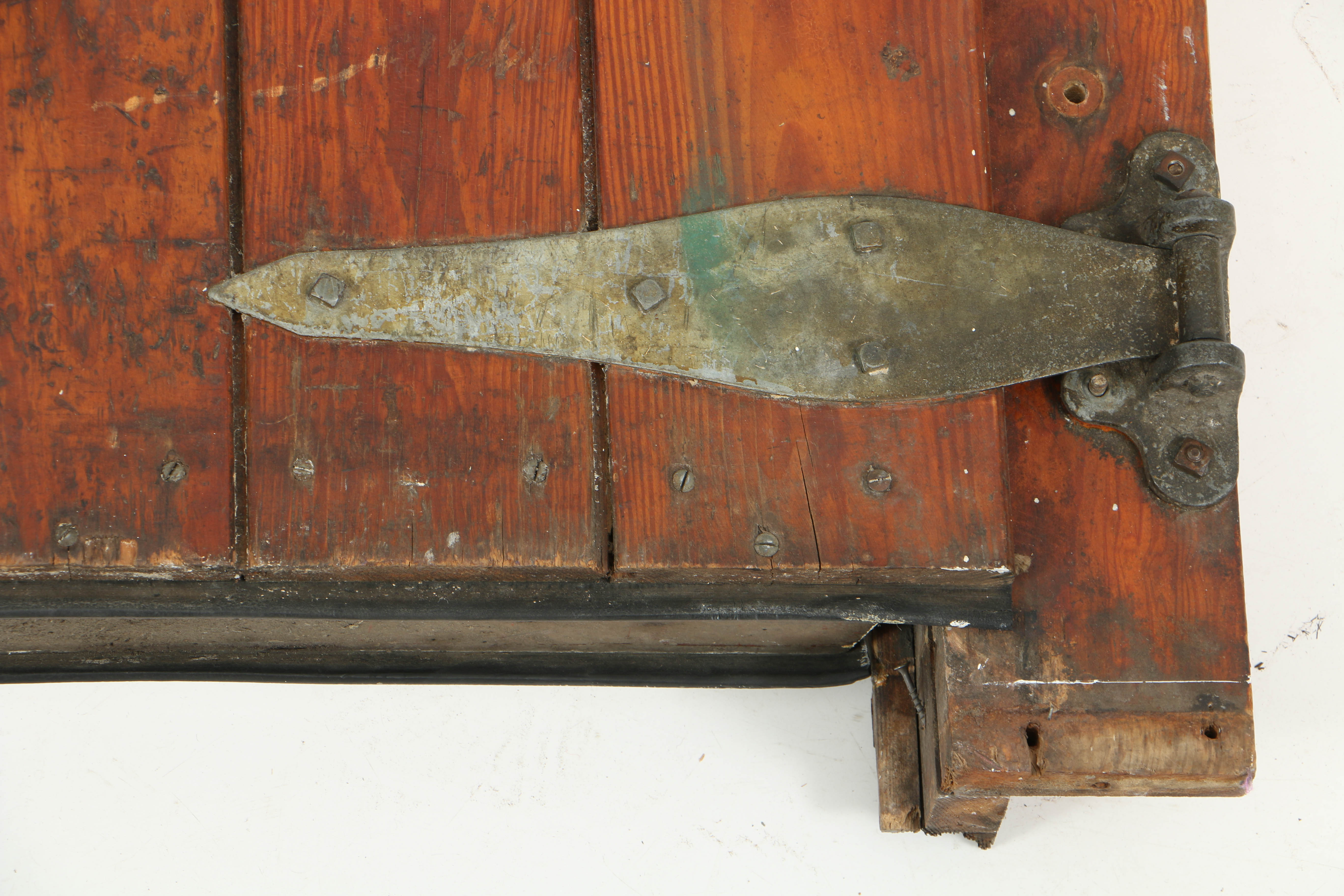 Vintage Jamison Built Cork Insulated Freezer Door and Frame