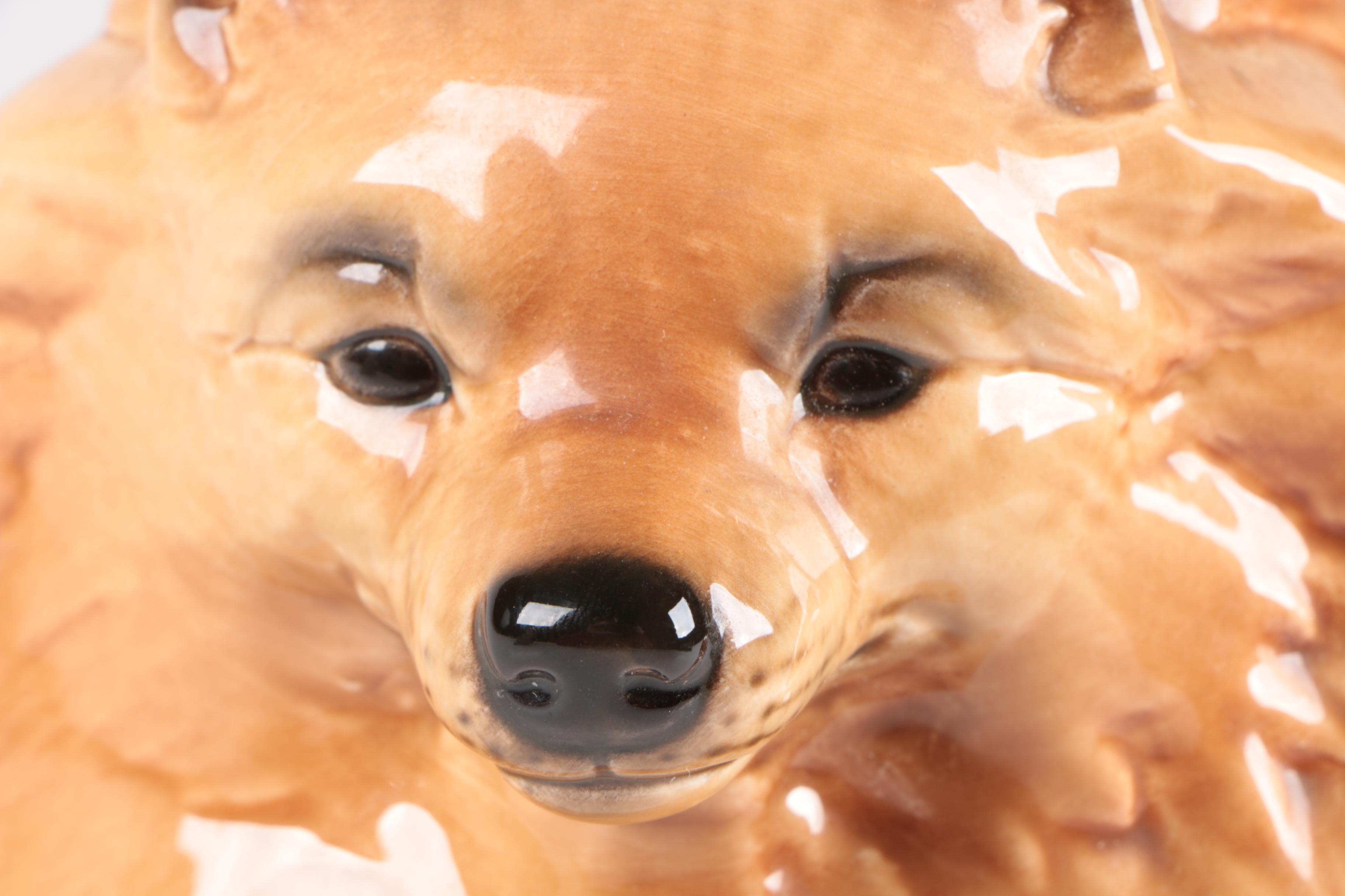 Ceramic Dog Figurines Featuring Goebel