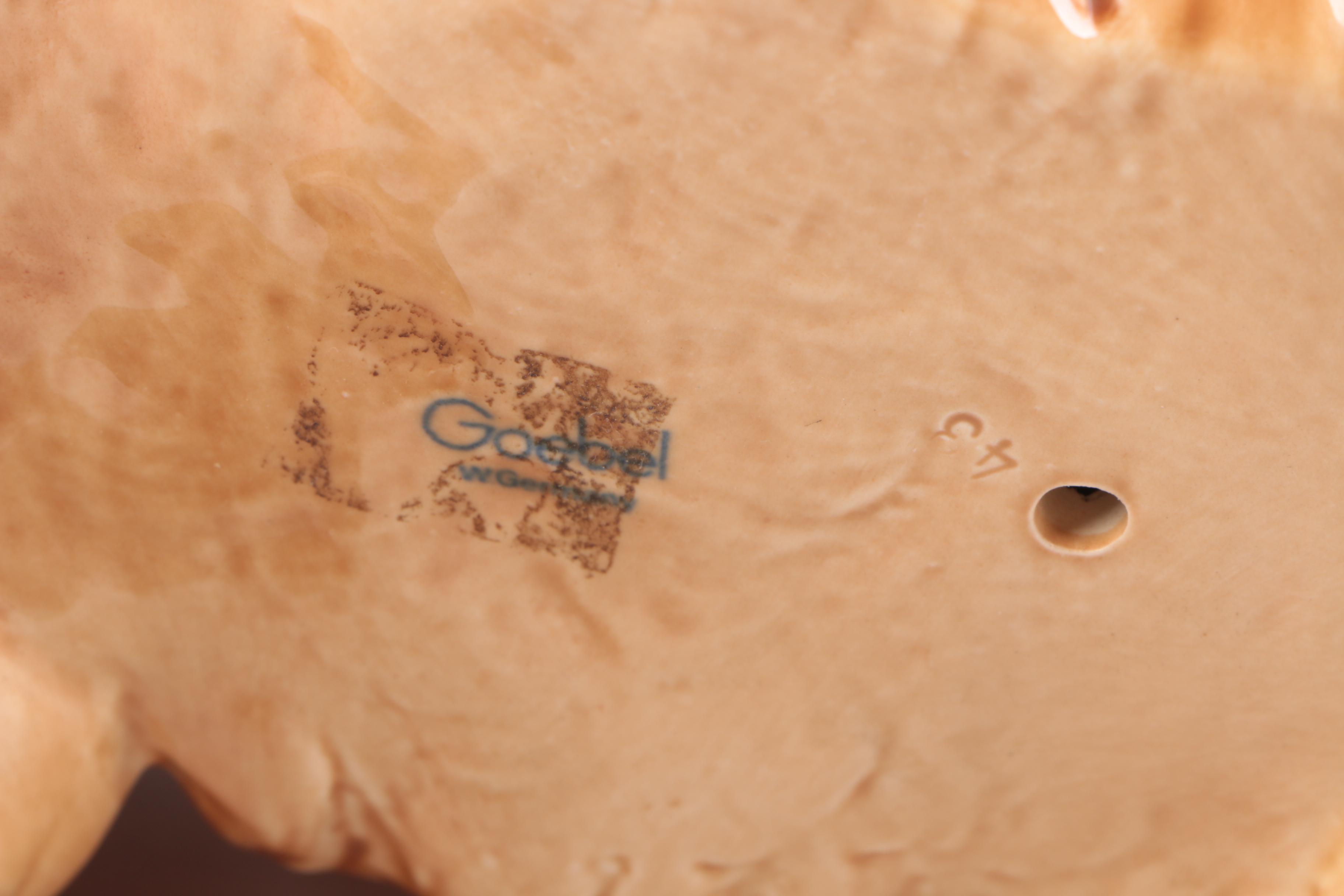 Ceramic Dog Figurines Featuring Goebel