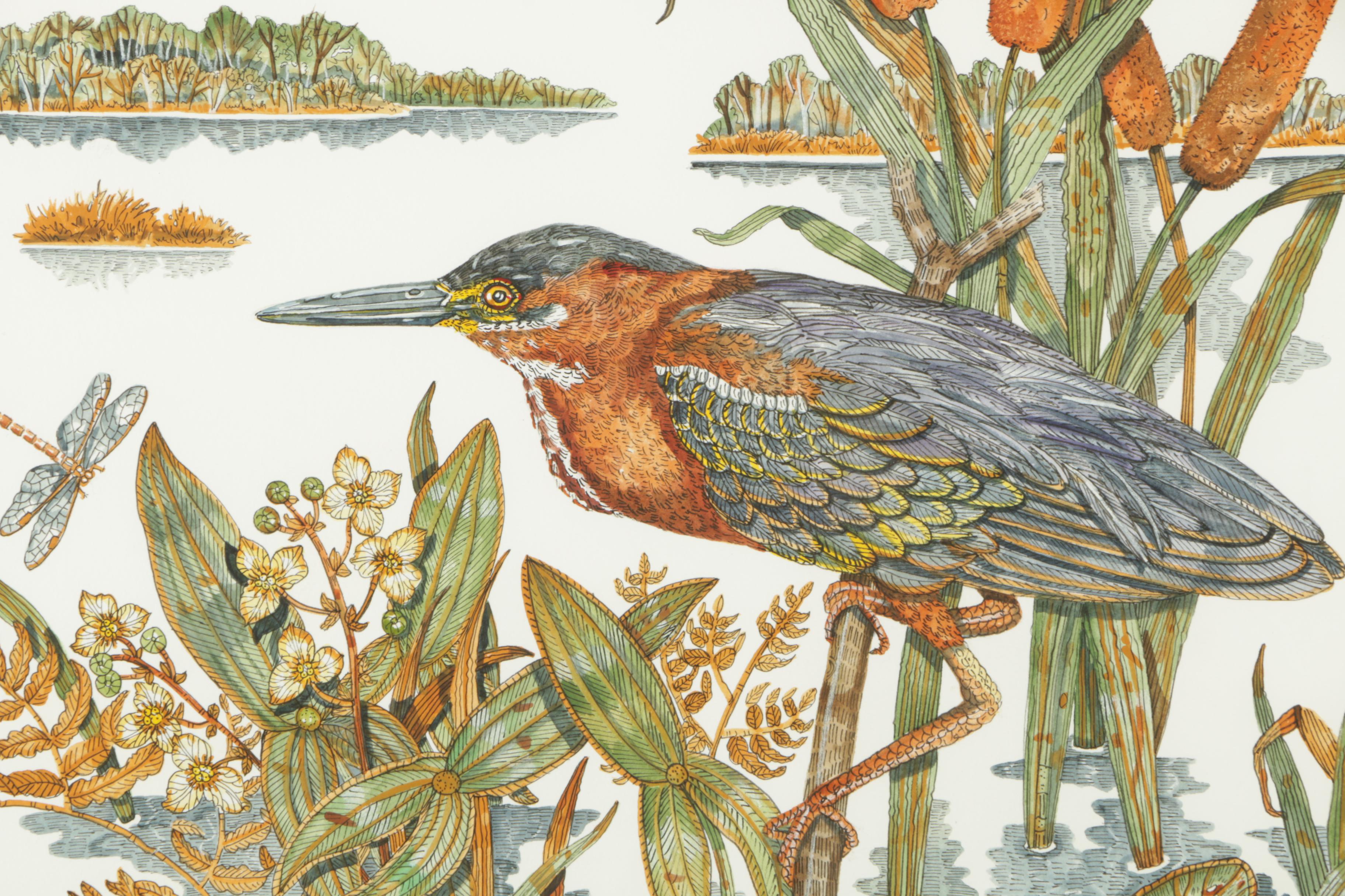 Kathy R. Crowther Watercolor, Ink, and Gouache Painting on Paper