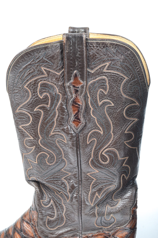 Vintage Cat's Paw Leather Cowboy Boots