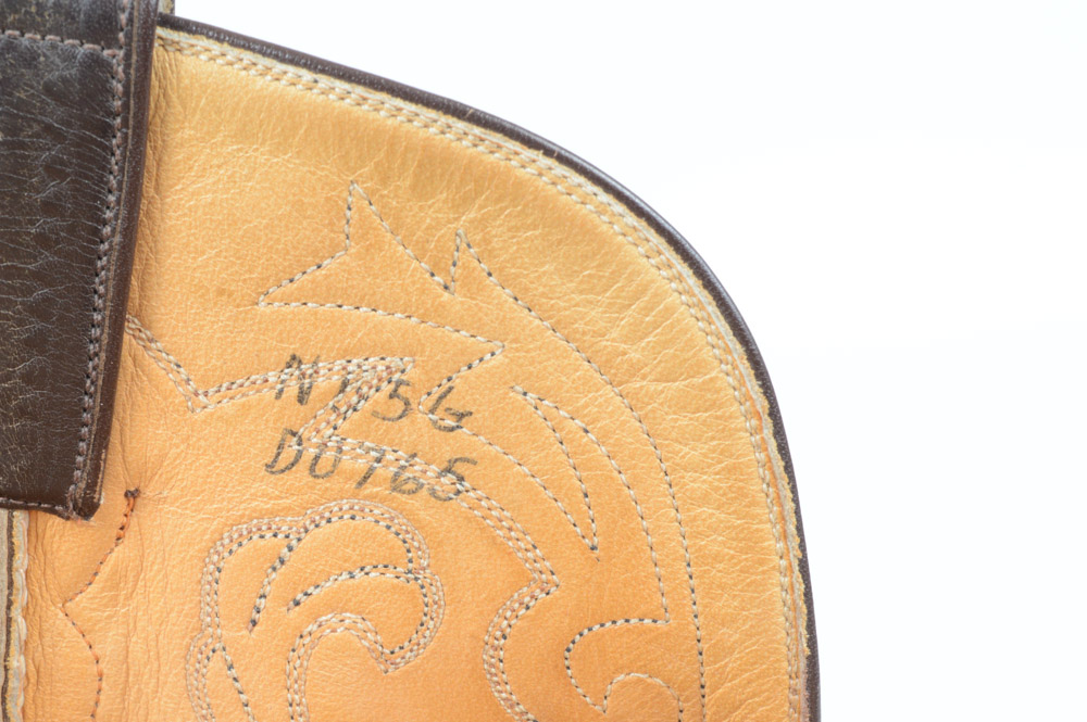 Vintage Cat's Paw Leather Cowboy Boots